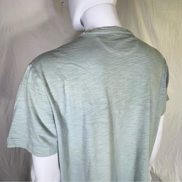 George Men's Juniper Green Striped Short Sleeve Pocket T-Shirt - Picture 4 of 7
